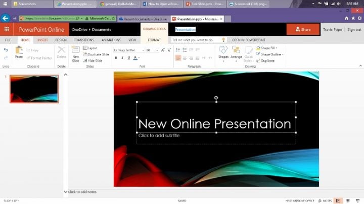 How to Open a Power Point Presentation Online (6)