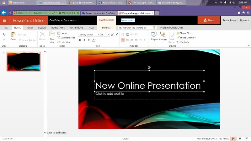 edit powerpoint presentation online free