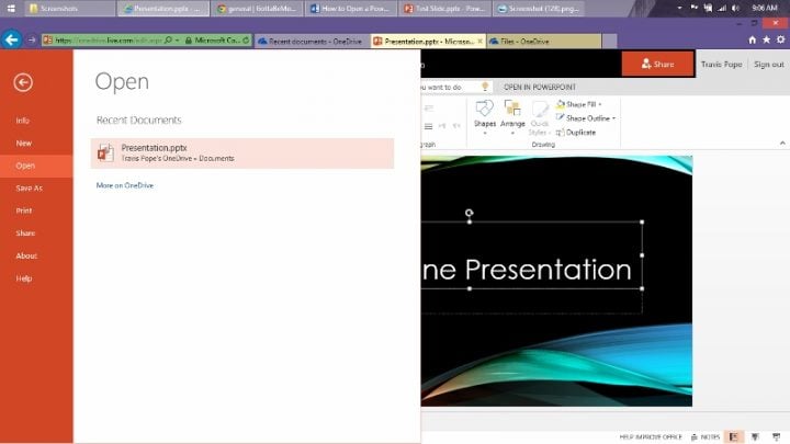How to Open a Power Point Presentation Online (9)