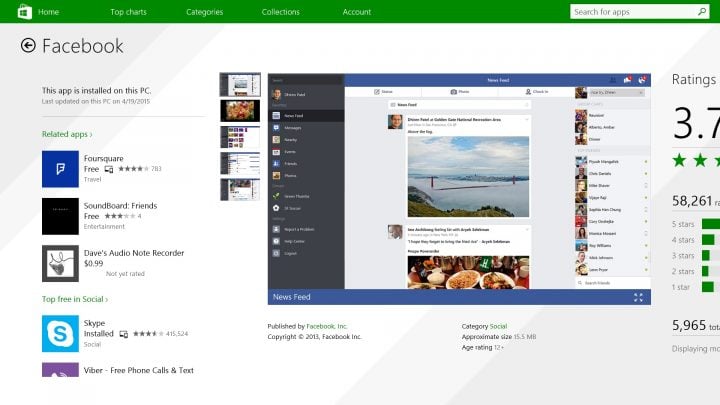 How to use Facebook on Windows 8.1 (3)