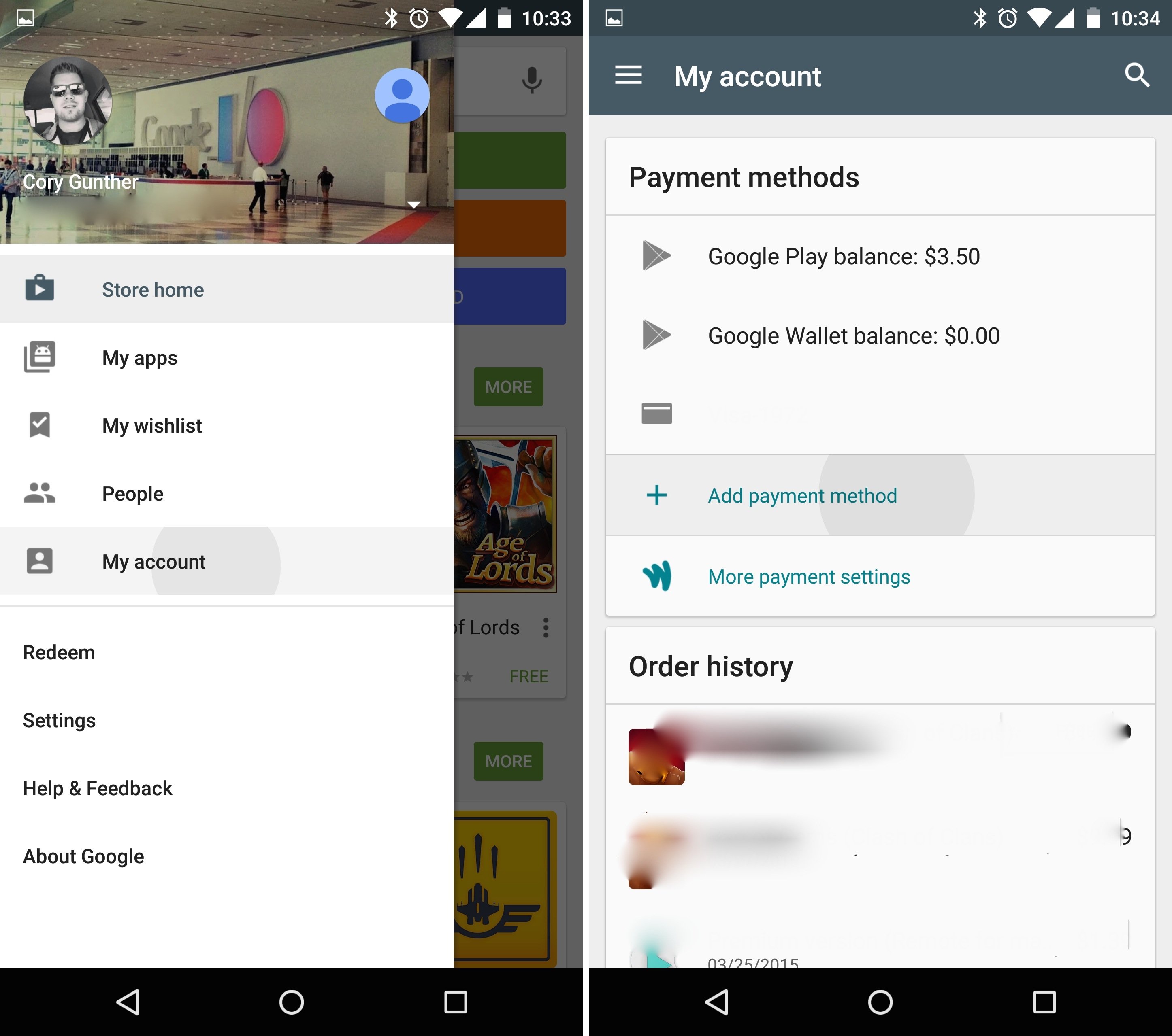 how to buy apps on google play with paypal