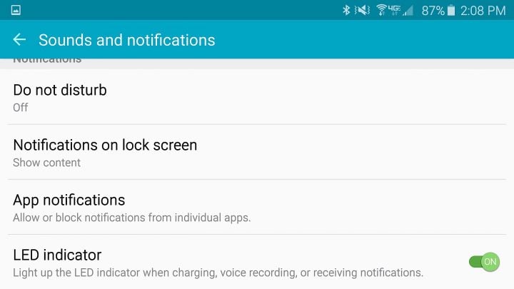 Set up Do Not Disturb schedules.