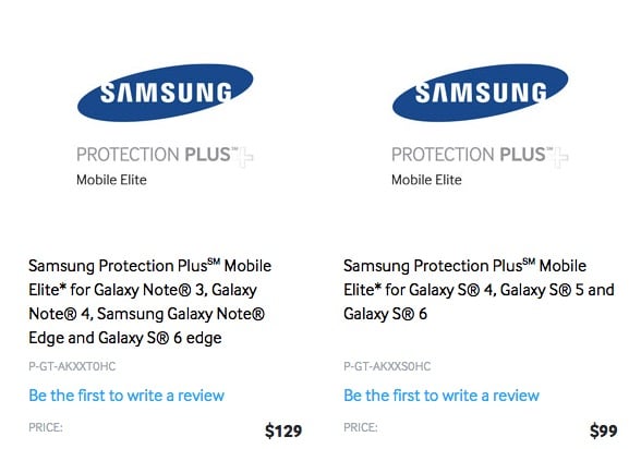 Samsung Protection Plus Mobile Elite is only available from Samsung.