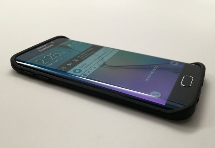 The Spigen Capsule Ultra Rugged Galaxy S6 Edge case delivers protection and still offers access to the special features.