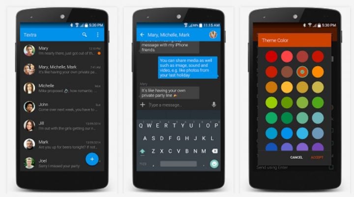 textra sms app textra sms app