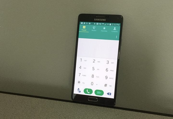The Verizon Galaxy Note 4 Lollipop adds connectivity features.