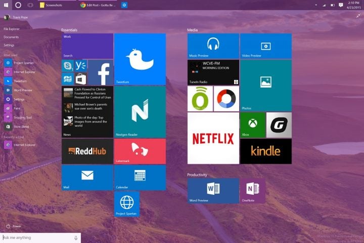 Windows 10 10061 10