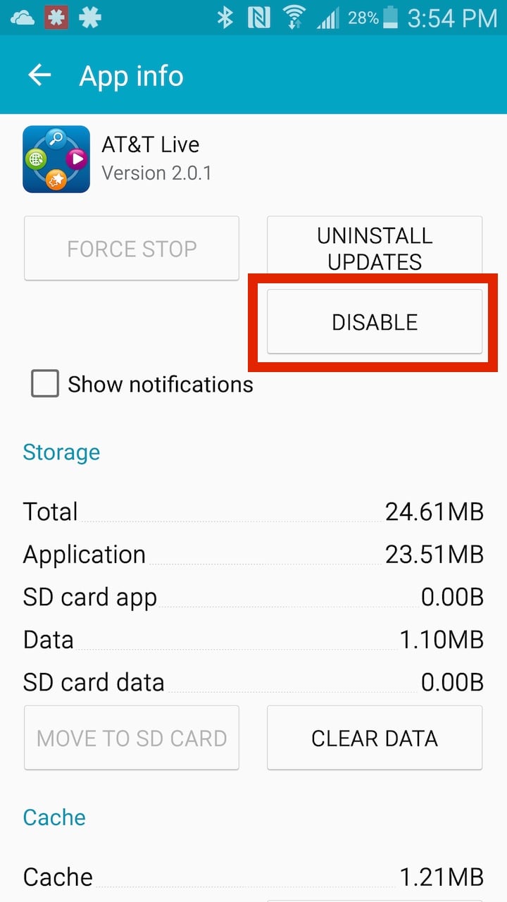 disable apps to speed up samsung galaxy note 4