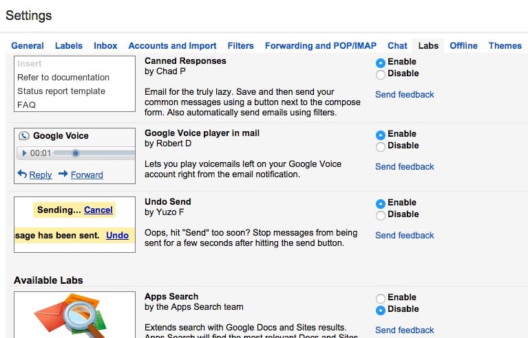 how to undo email sent in gmail