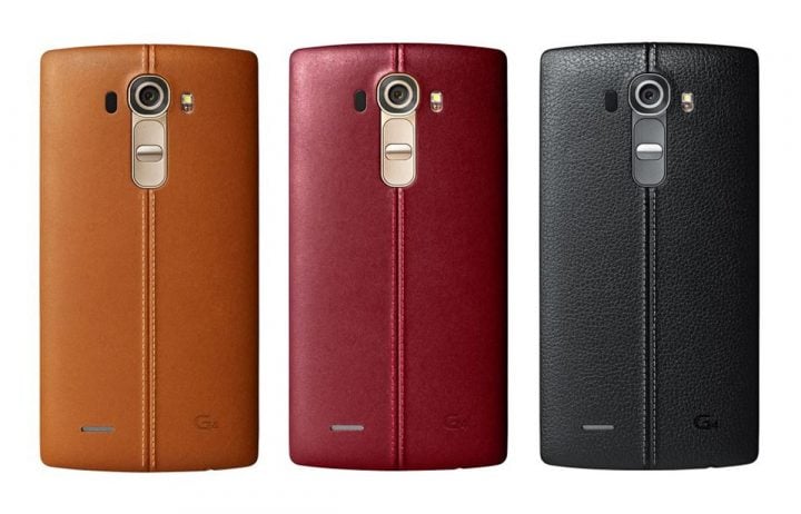 This is the new leather-clad LG G4