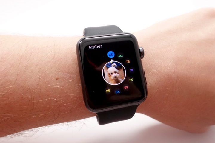 Quickly connect with friends using a tap of the side button on the Apple Watch. 