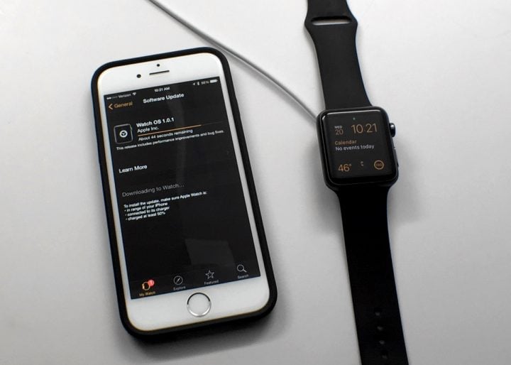 Some users should wait to install the Apple Watch update.