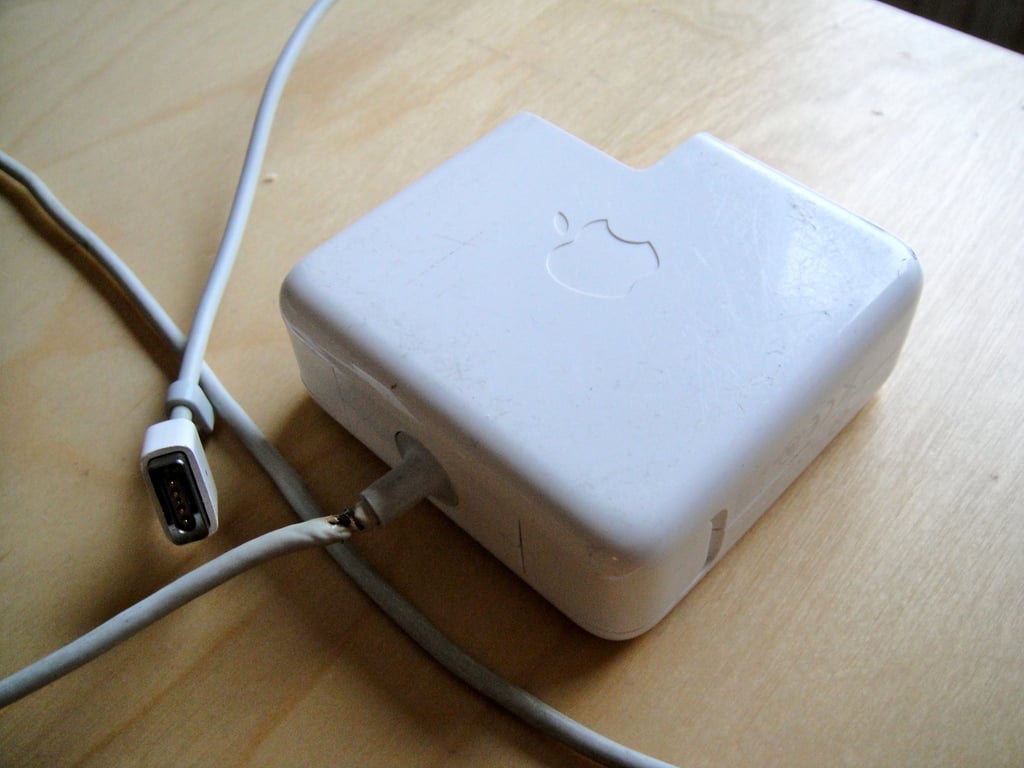 Learn how to fix a broken MacBook Charger. Photo by hildgrim / CC BY-SA 2.0