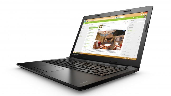 The Lenovo Ideapad 100 with 14-inch display.