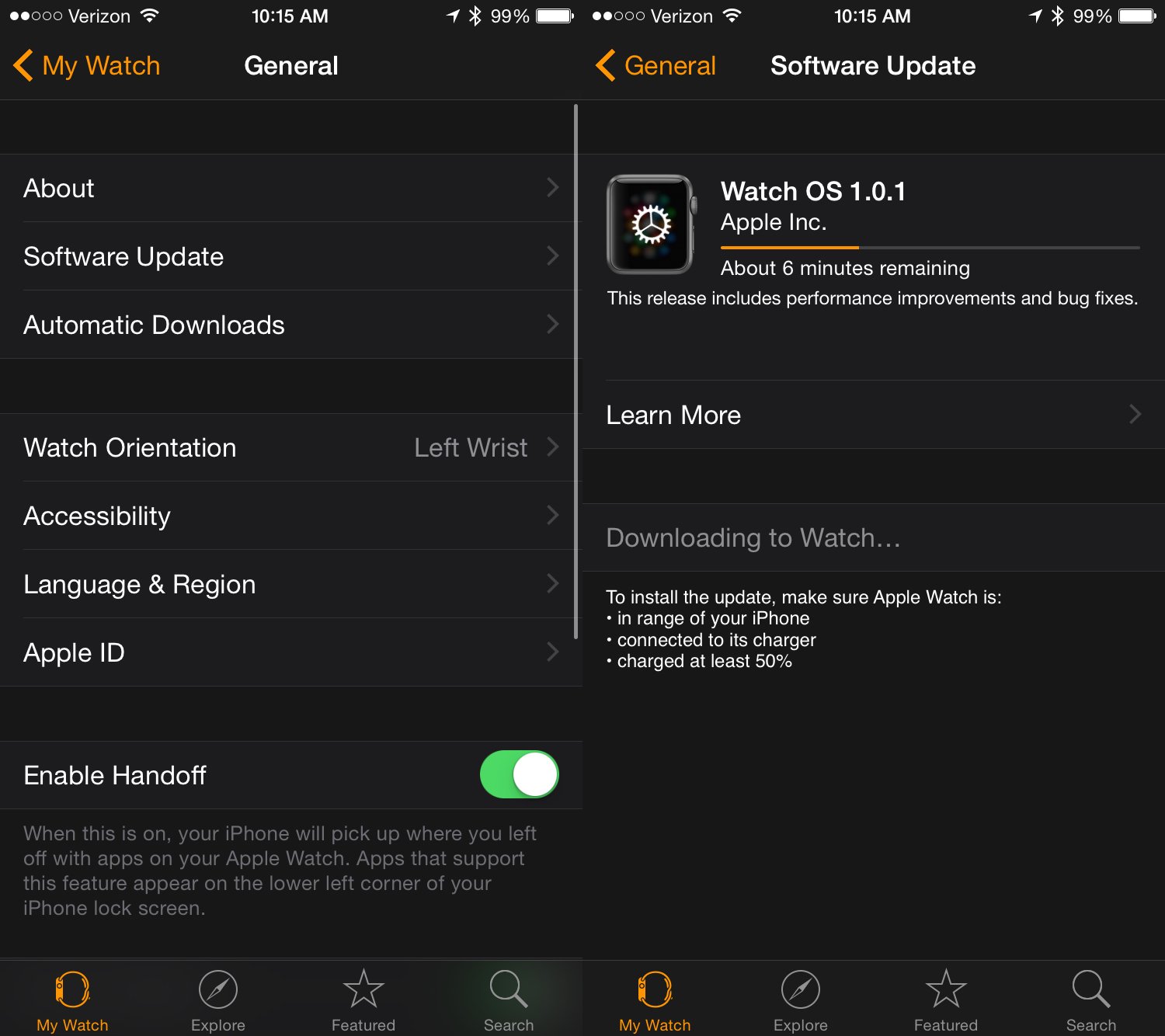apple watch update 5.2