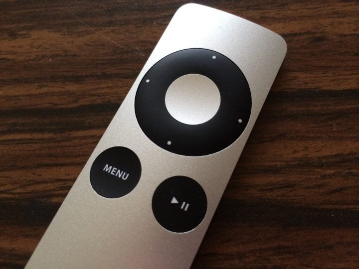 Signs point to a new Apple TV remote control.