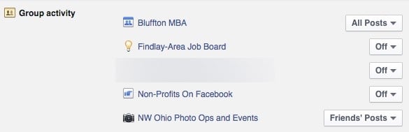 Edit your Facebook Group notification settings for more control.