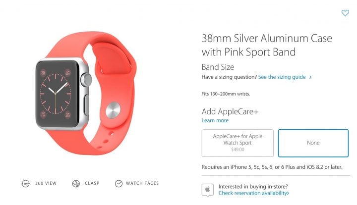 Learn how to reserve an Apple Watch for in-store pickup at an Apple Store.