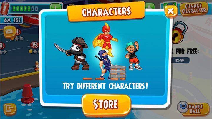Spend money on in game items with Dude Perfect 2 in app purchases.