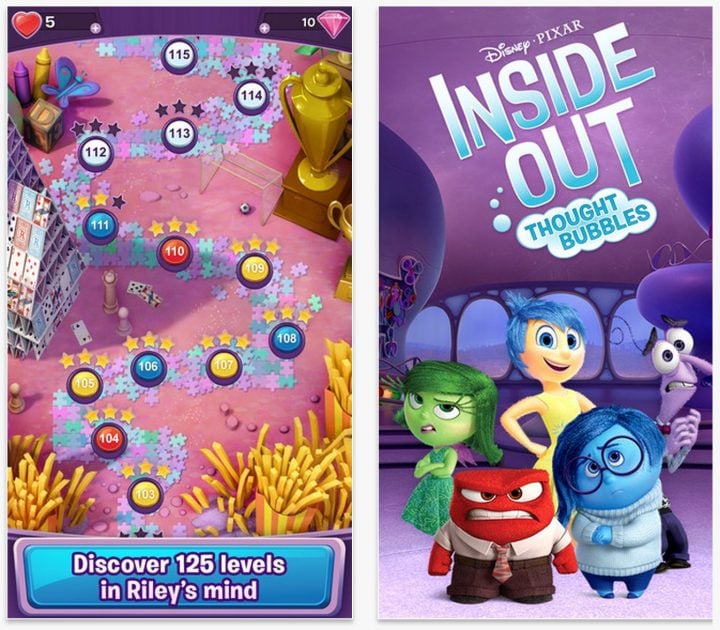 What you need to know about the Inside Out Thought Bubbles game.