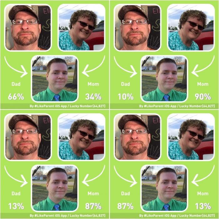 No real face scanning in the Like Parent app.
