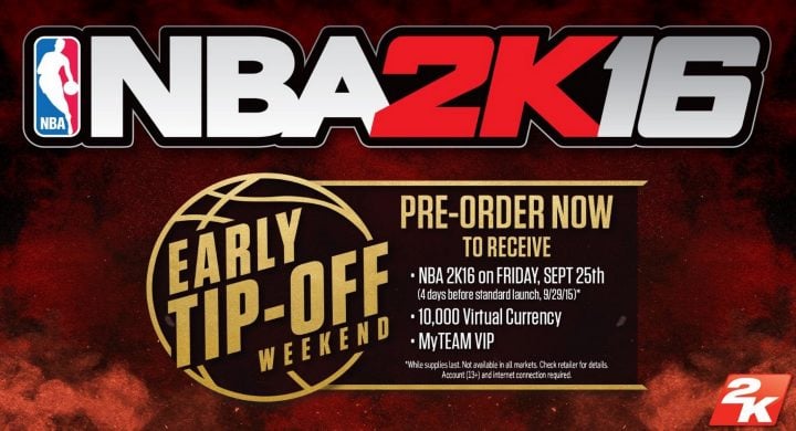NBA 2K16 Release Date
