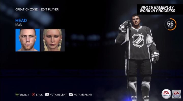 Female Players in NHL 16