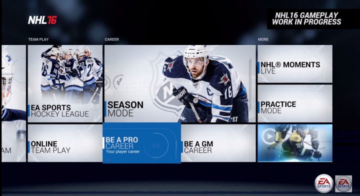 NHL 16 Offline Single Player Modes
