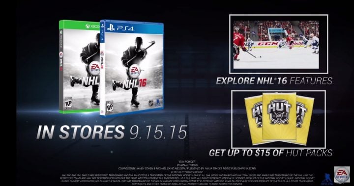 NHL 16 Release Date Confirmed