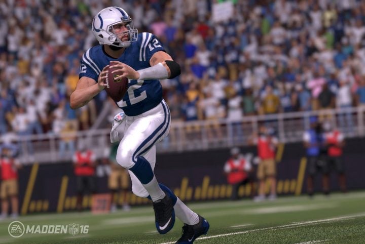 The new Madden 16 defenders will be better able to deal with a QB who runs for a first down. 