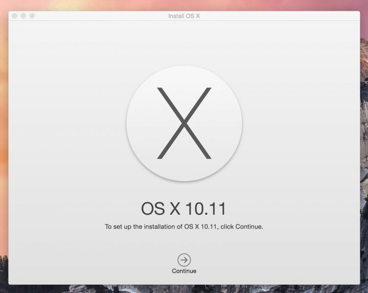 Find a good OS X El Capitan download. 