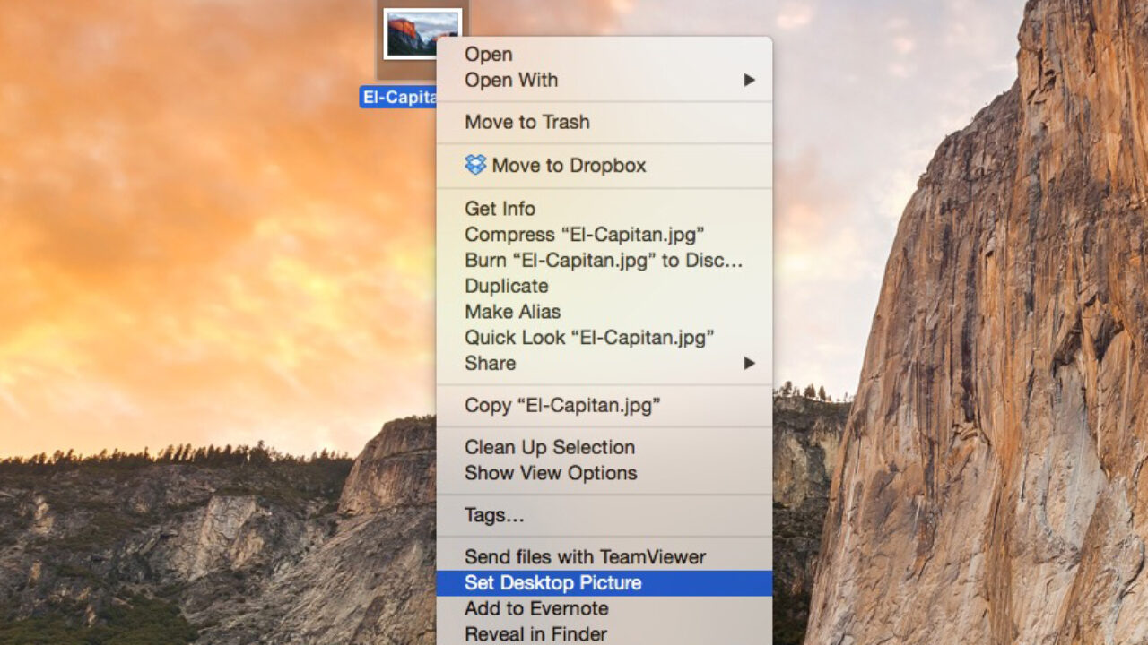 How to Get the OS X El Capitan Wallpaper Right Now