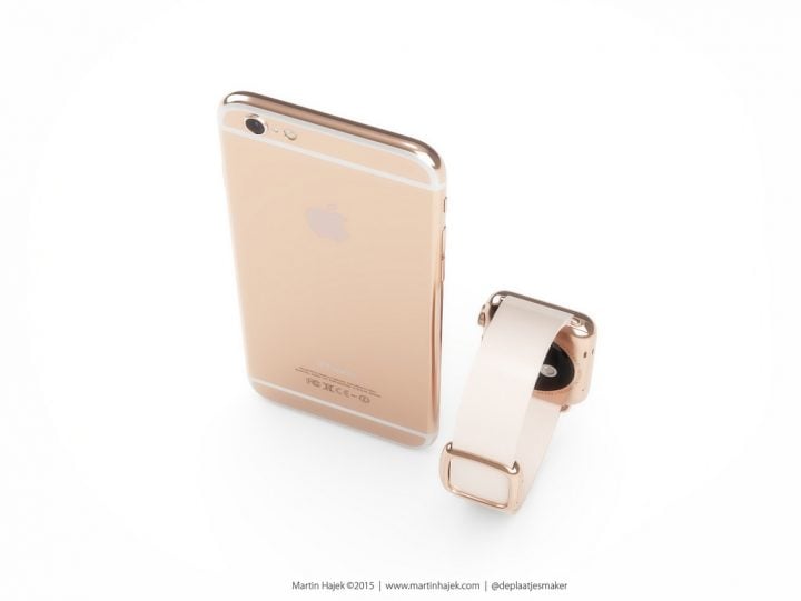 What a rose gold iPhone 6s might look like.