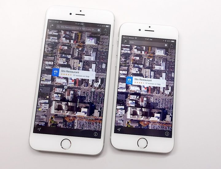 iOS 9 vs iOS 8 Apple Maps