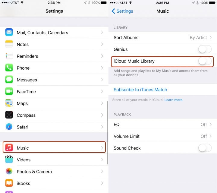 Fix iCloud Music Library problems on iOS 8.4.