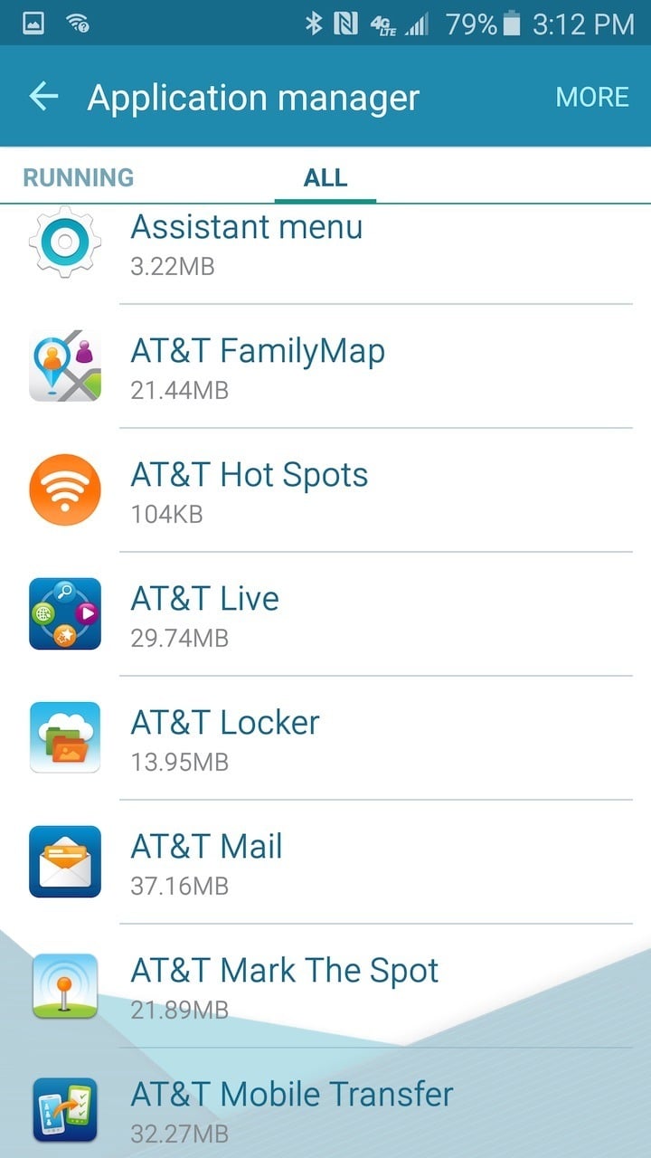 at&t live in applications