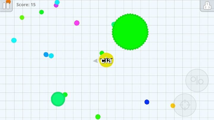 Use a Agar.io skin to change the look of your blob.