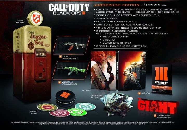 What to expect from the Call of Duty: Black Ops 3 Juggernog edition.