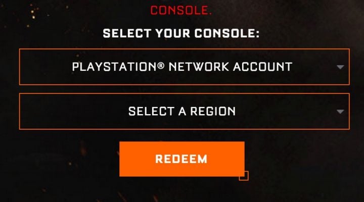 Choose the console you want to use your Call of Duty: Black Ops 3 beta key code on. 