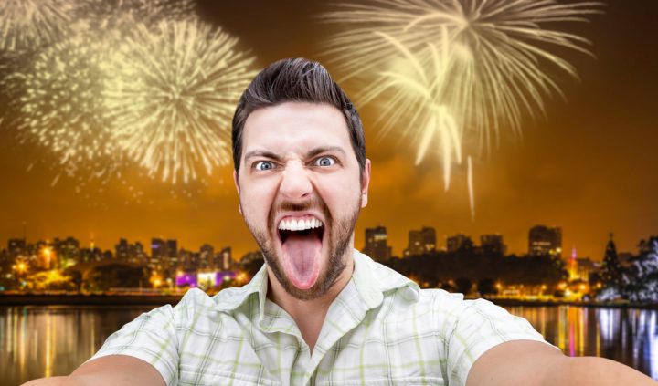 Avoid taking fireworks selfies with the iPhone.