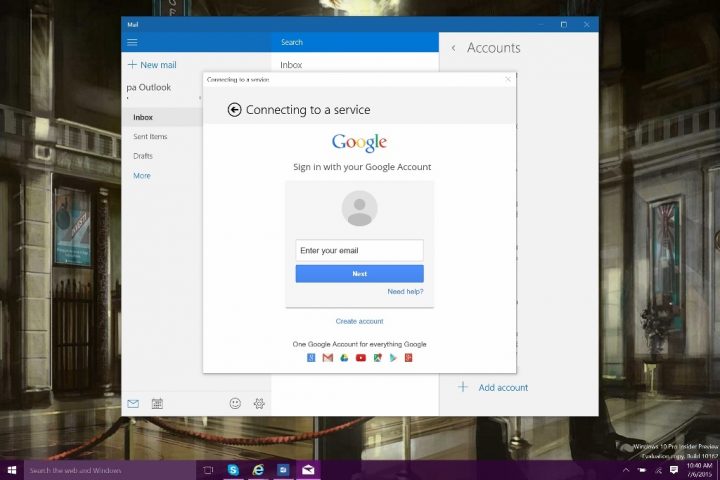 How to Add Emal Accounts to Windows 10 (7)