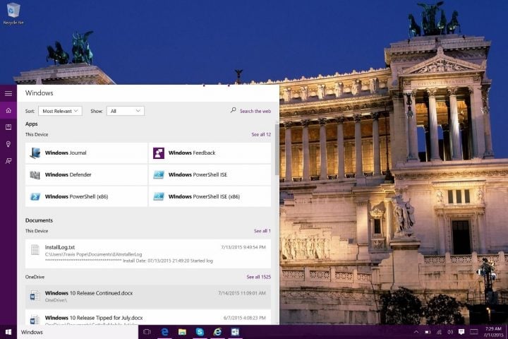 How to Search in Windows 10 (3)