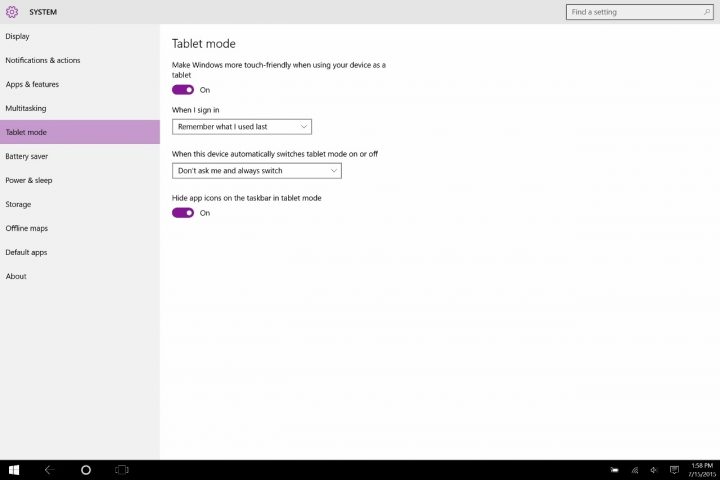 How to Use Touch Mode in Windows 10 (5)