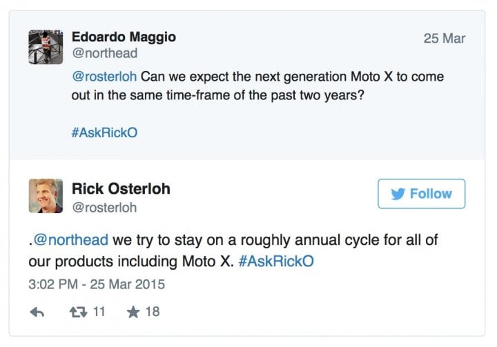 Moto X 3rd Gen Release Date