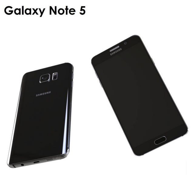 This Galaxy Note 5 render brings the latest rumors to life.