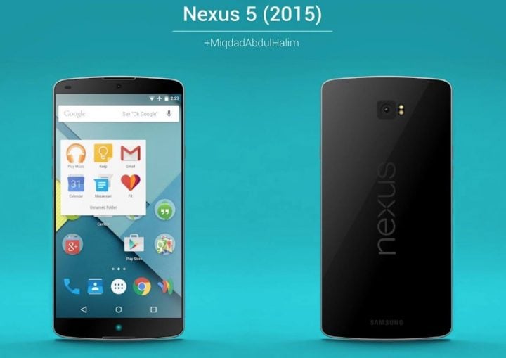 Fan-made Nexus 5 (2015) Concept Render