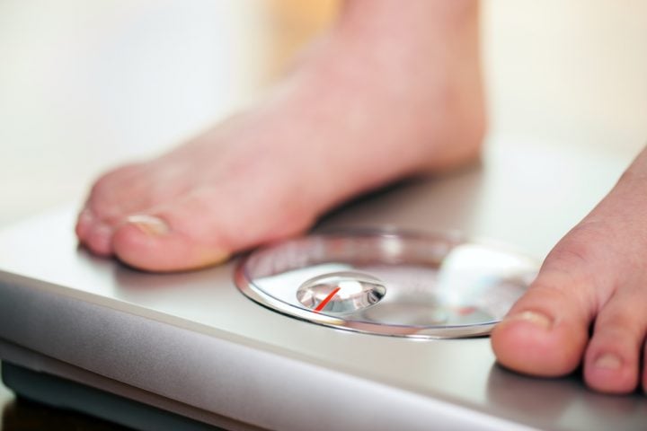 Weighing regularly and tracking progress on the iPhone was an essential motivator.