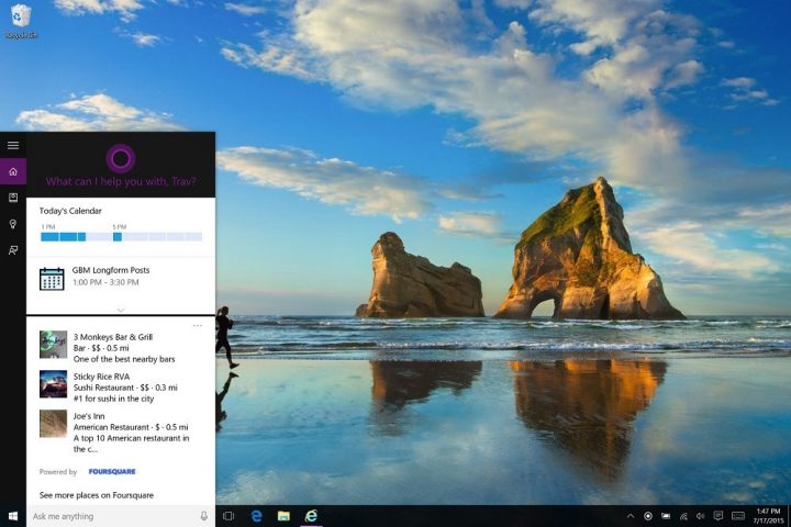 Windows 8 vs Windows 10: Built-In Cortana