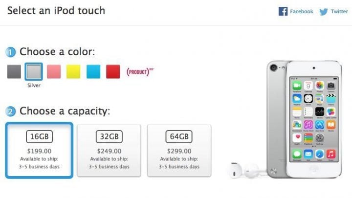 Current online iPod touch orders may not ship until after the rumored iPod touch 2015 release date.