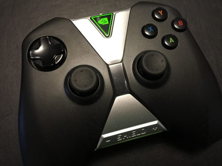 nvidia shield tv game controller top